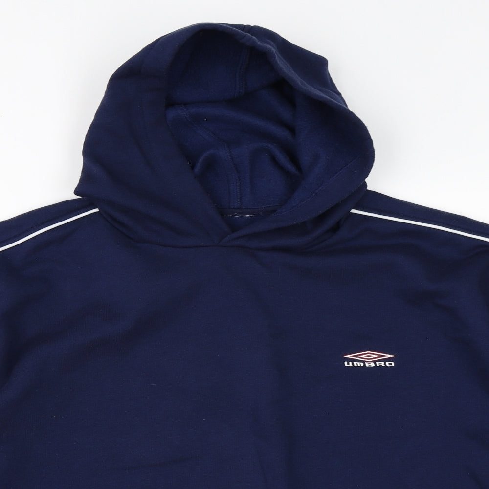 Umbro Mens Blue   Pullover Hoodie Size XL