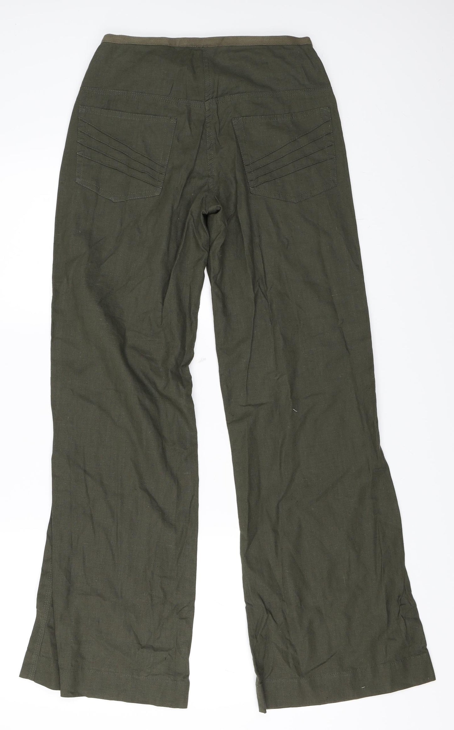 Hennes Womens Green   Trousers  Size 10 L31 in