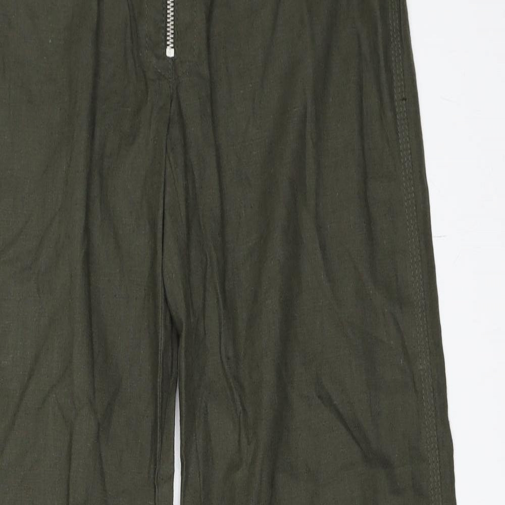 Hennes Womens Green   Trousers  Size 10 L31 in