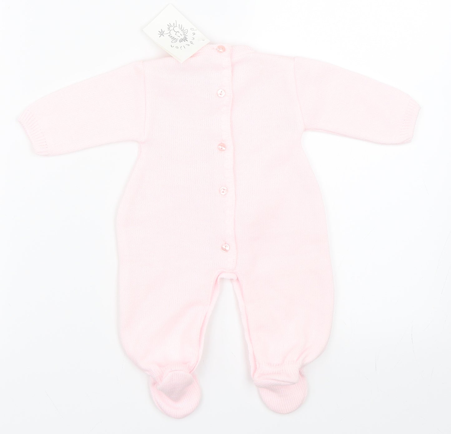 Dandelion Girls Pink   Babygrow One-Piece Size 0-3 Months
