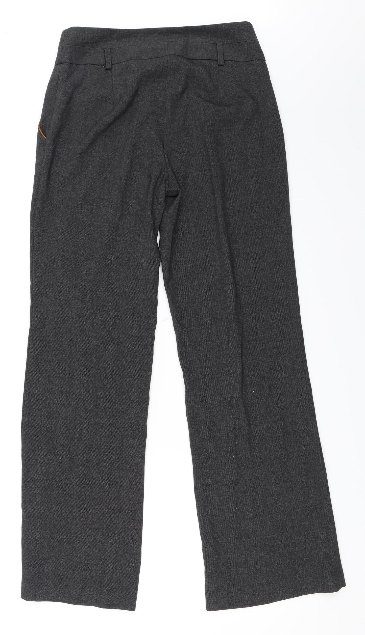 Papaya Womens Grey   Trousers  Size 10 L31 in
