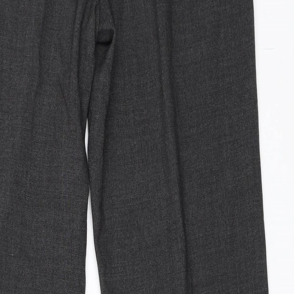 Papaya Womens Grey   Trousers  Size 10 L31 in