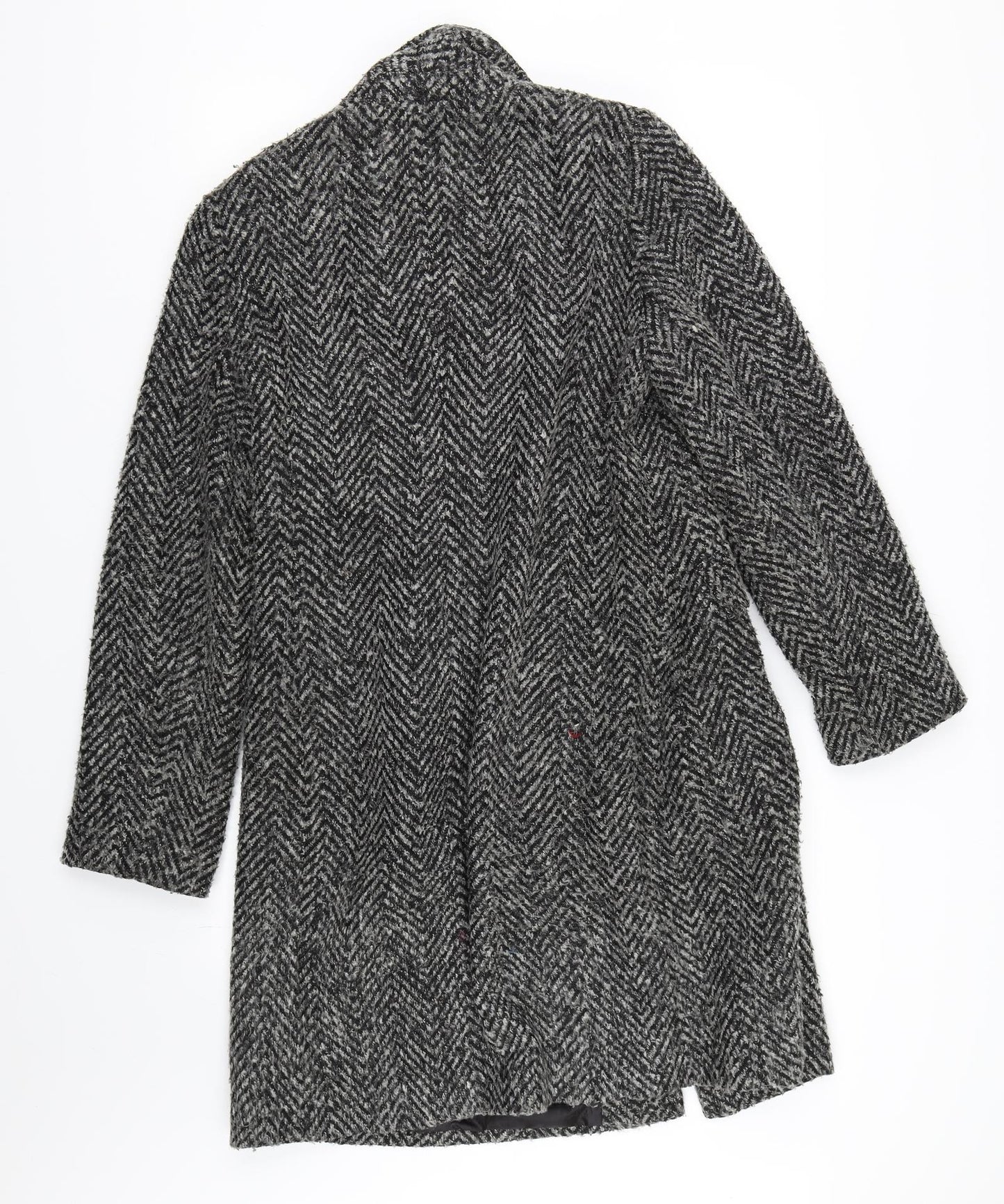 Debenhams Womens Black   Overcoat Coat Size 14