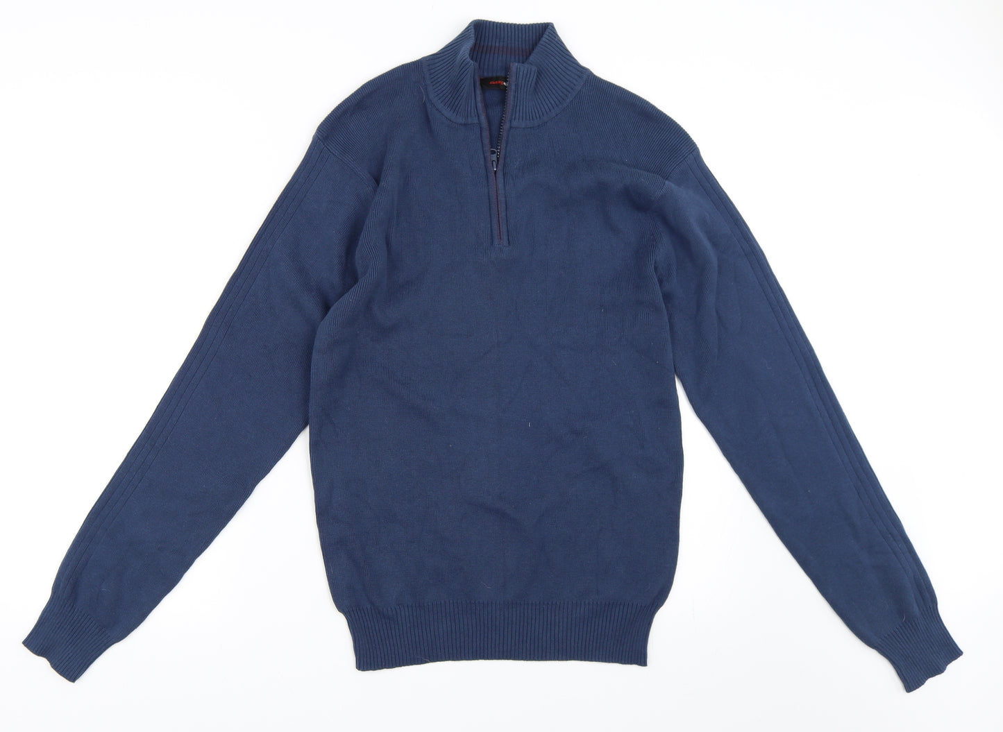 Cutting Edge Mens Blue   Henley Jumper Size M