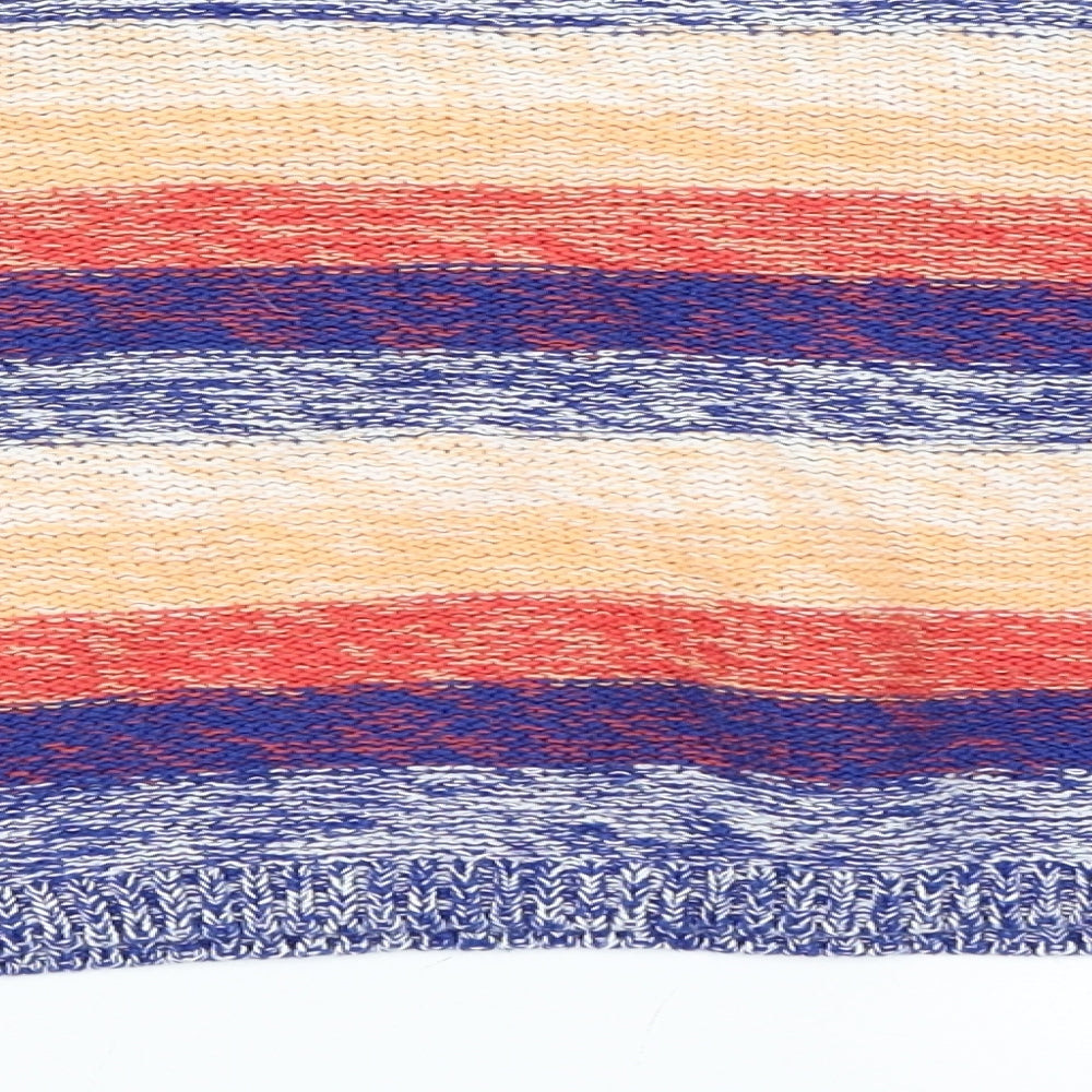 F&F Womens Blue Striped  Pullover Jumper Size 16