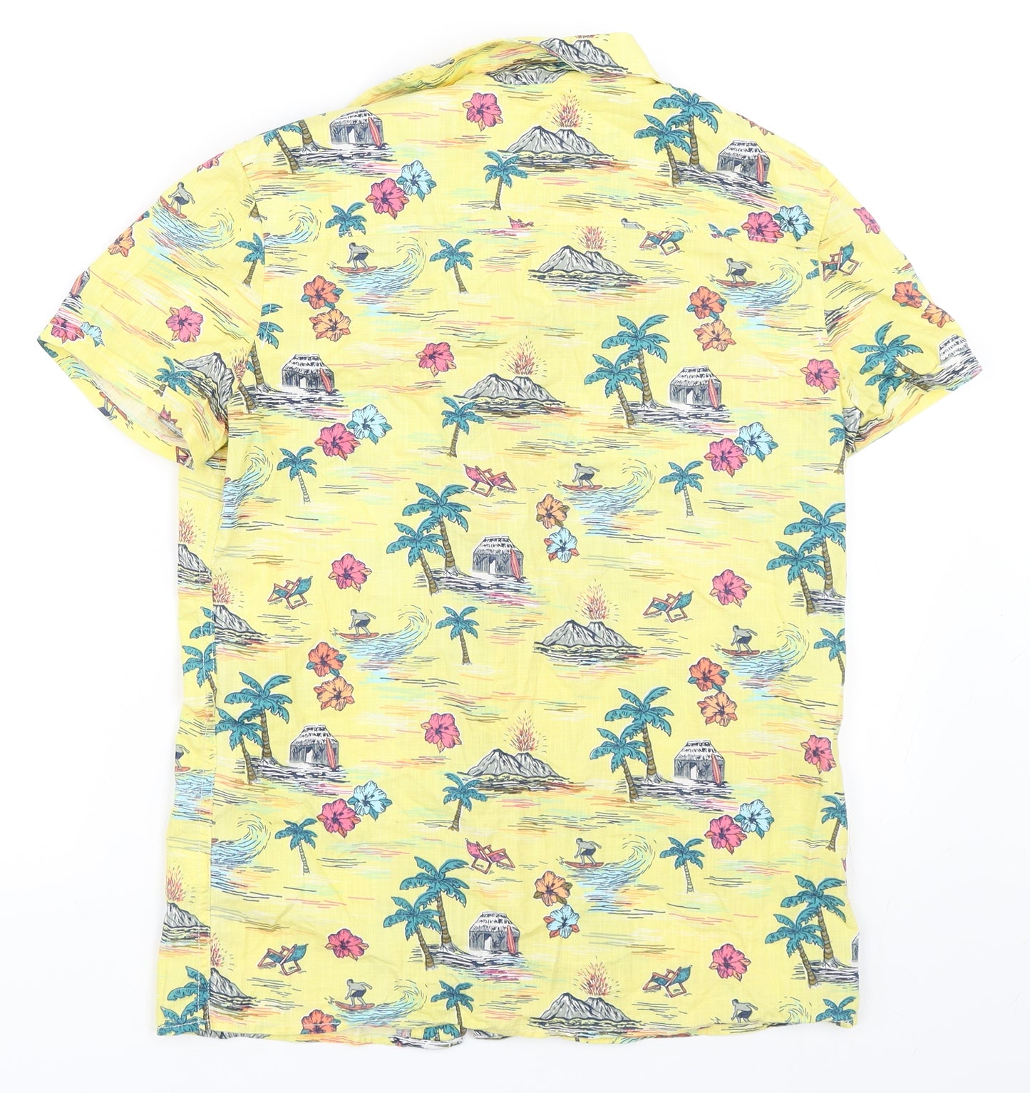 Marks and Spencer Boys Yellow   Basic Button-Up Size 13-14 Years