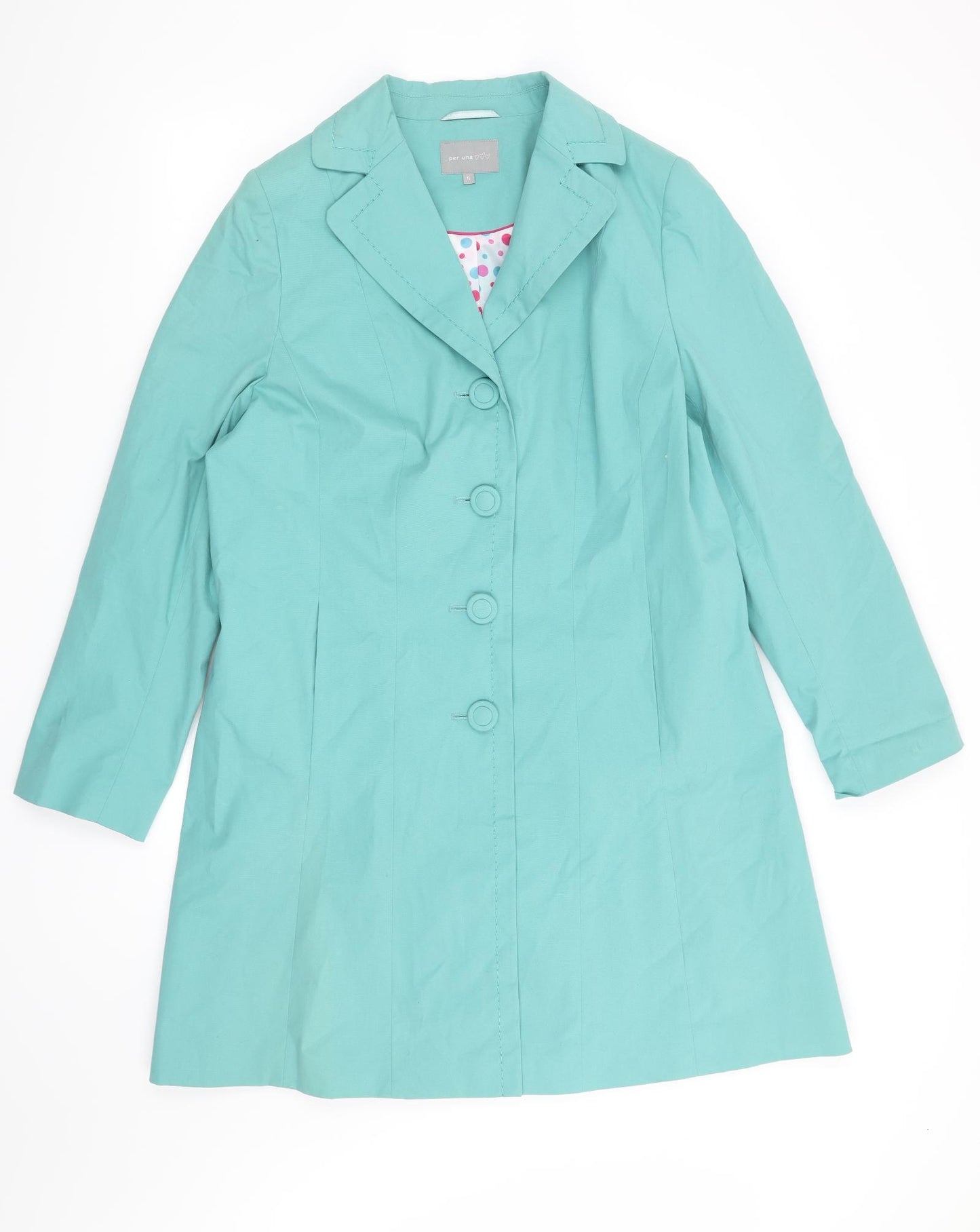 Per Una Womens Green   Jacket  Size 16