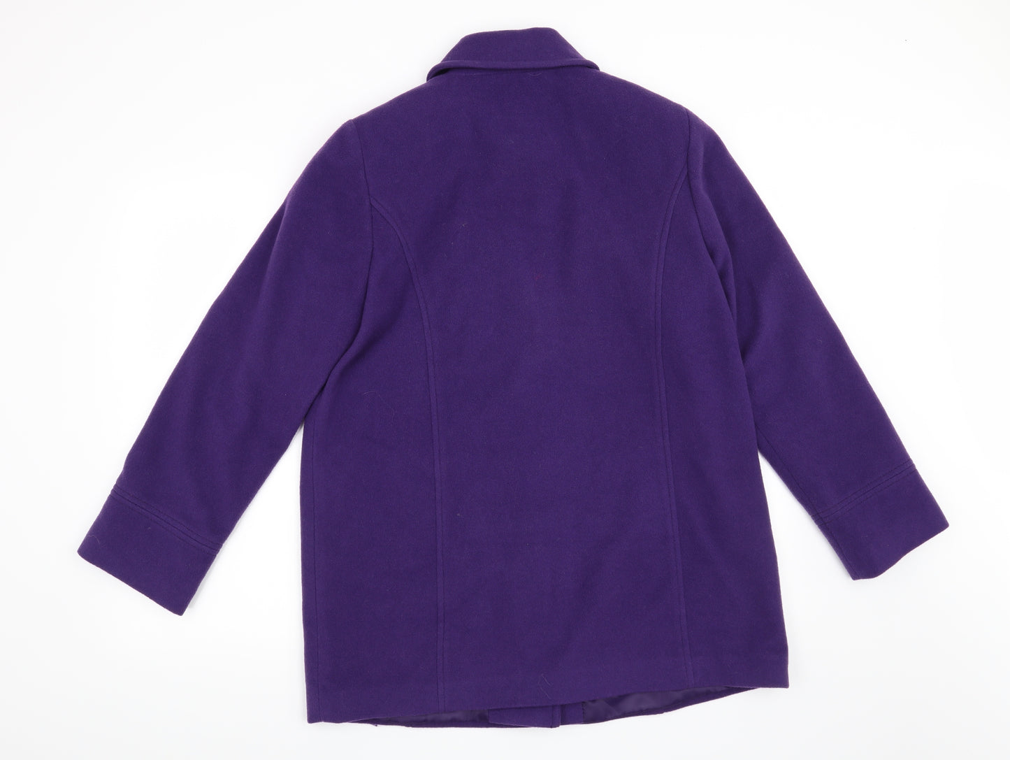 Marks and Spencer Womens Purple   Overcoat Cape Size 14