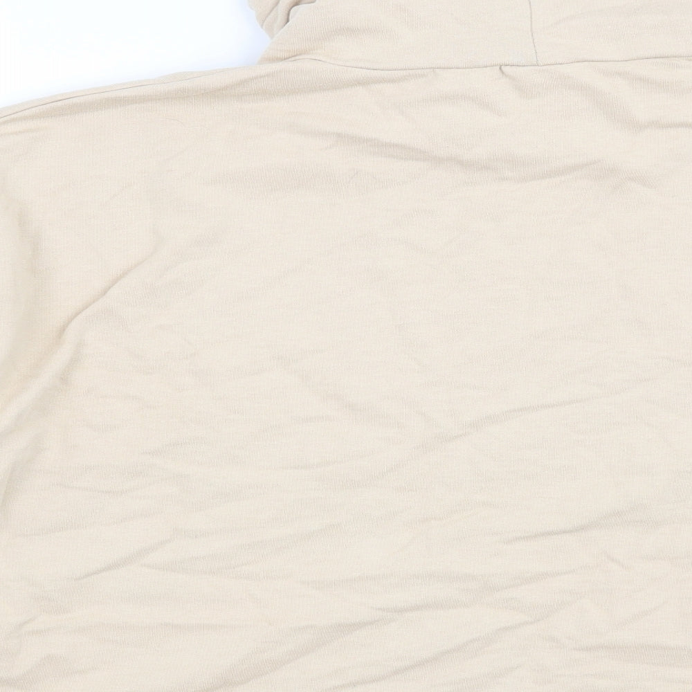 New Look Womens Beige   Pullover Sweatshirt Size M