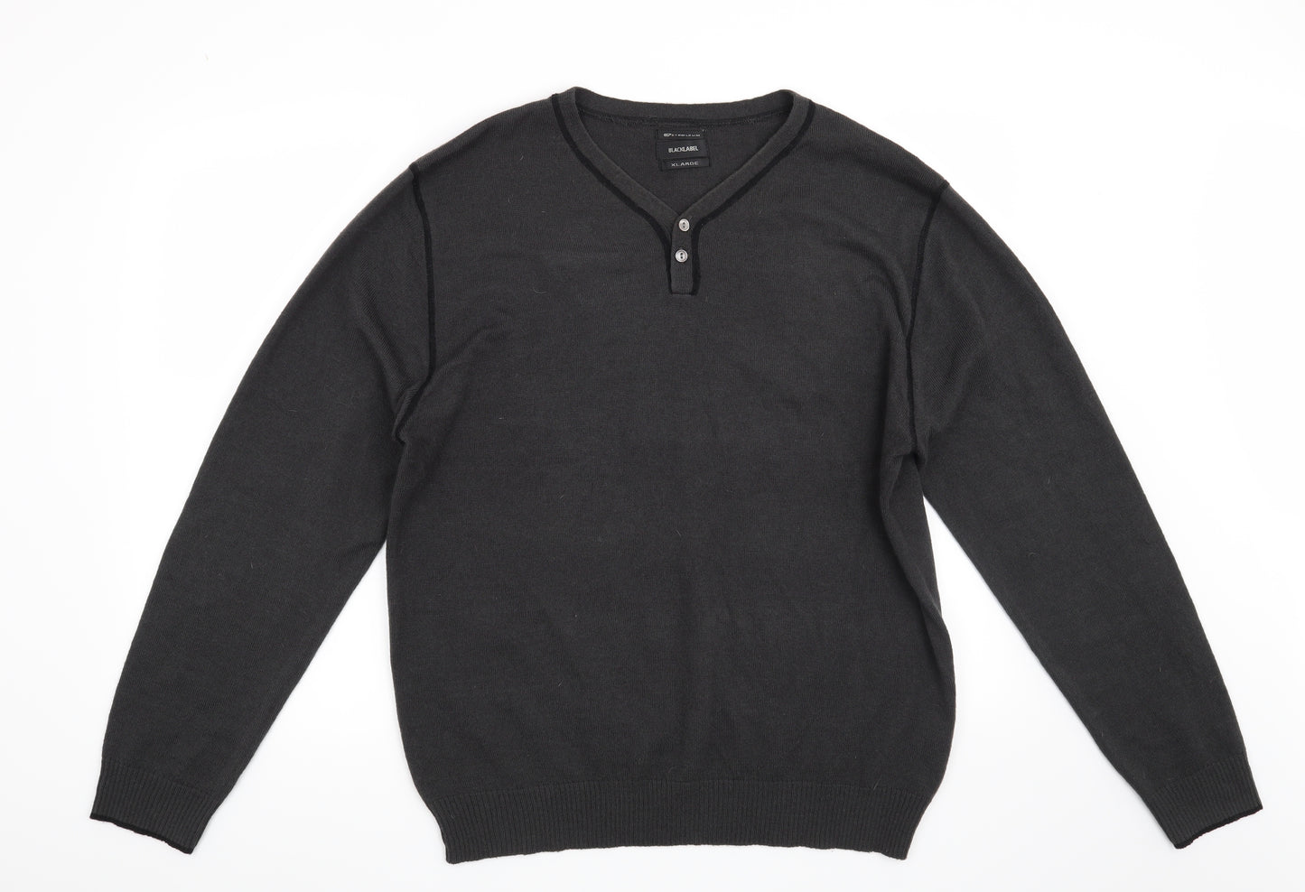 Petroleum Mens Grey   Pullover Jumper Size XL