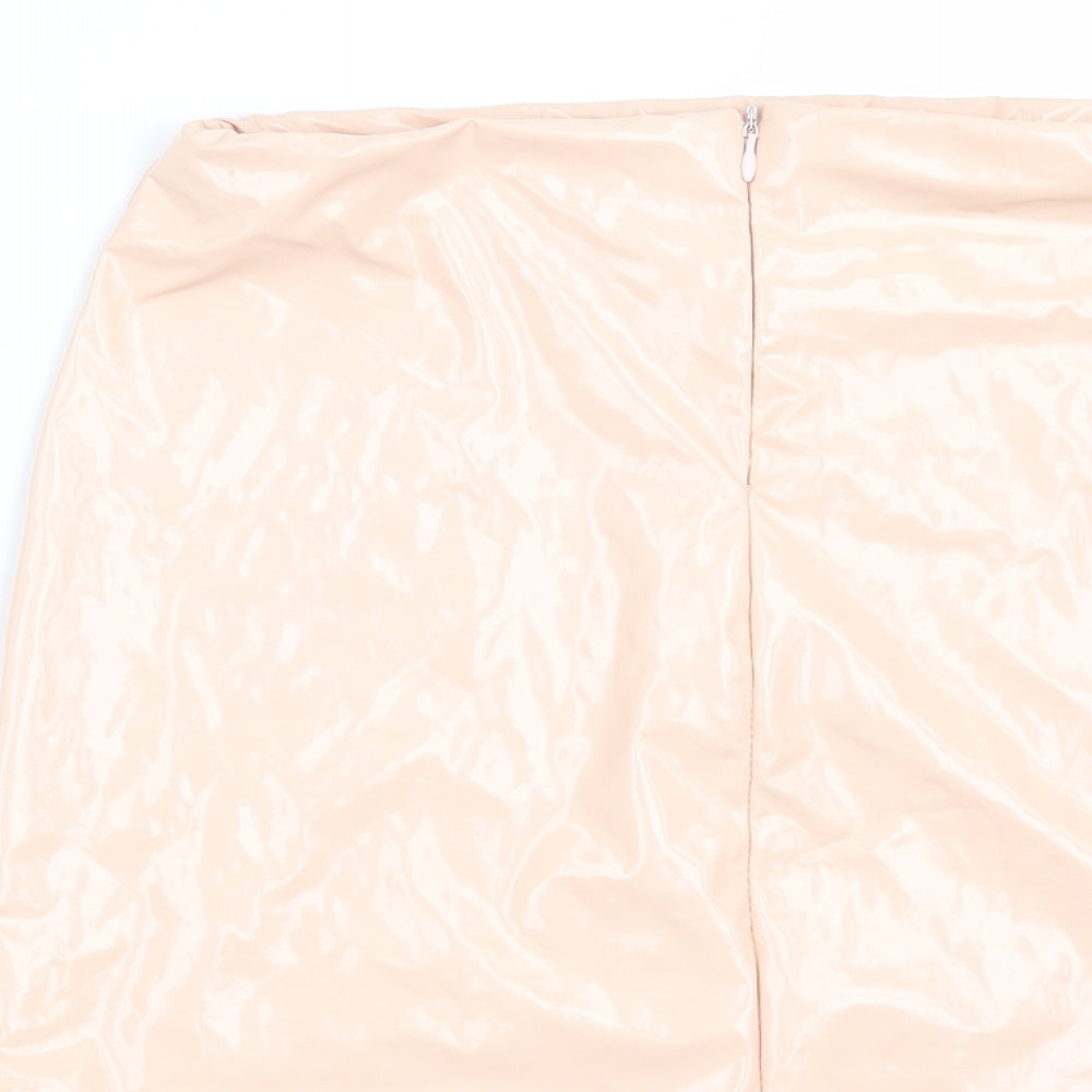 Missguided Womens Pink   Mini Skirt Size 8