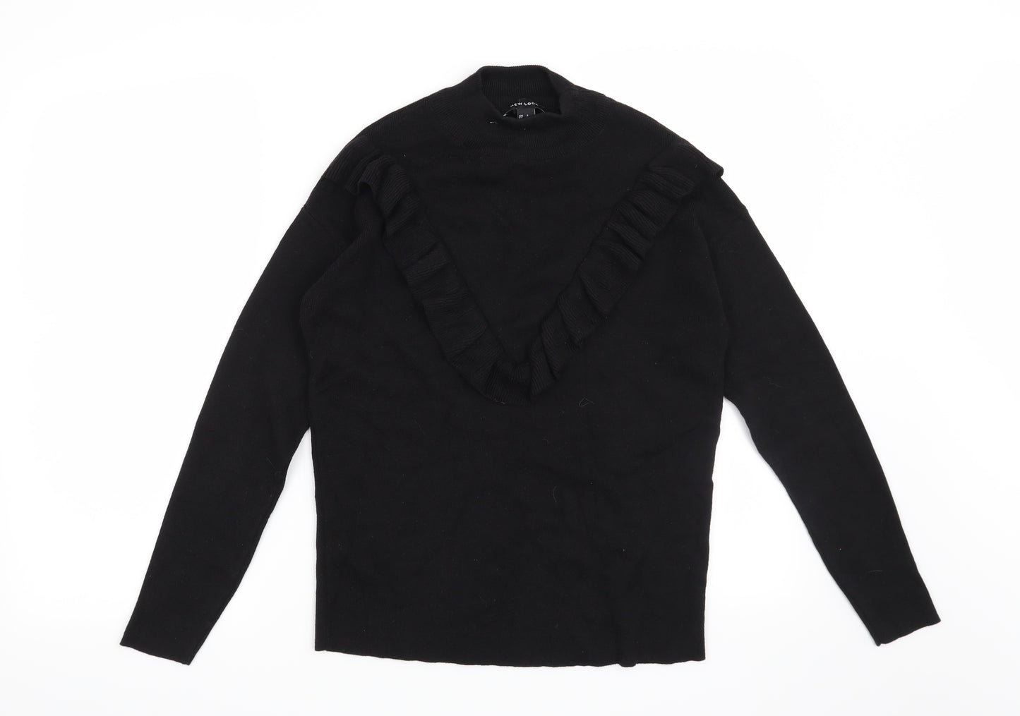 New Look Womens Black   Pullover Jumper Size S