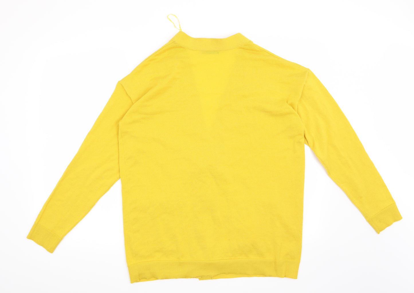 George Womens Yellow   Cardigan Jumper Size M