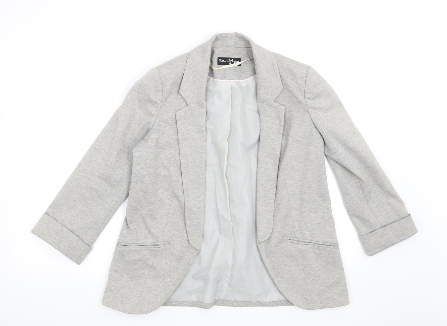 Miss Selfridge Womens Grey   Jacket Blazer Size 10