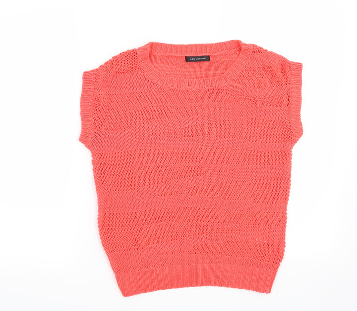 QED London Womens Red Pullover Jumper Size 12