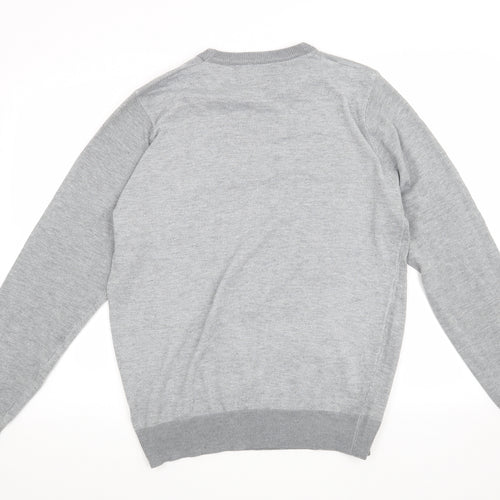 Blue Star Mens Grey   Pullover Jumper Size 2XL
