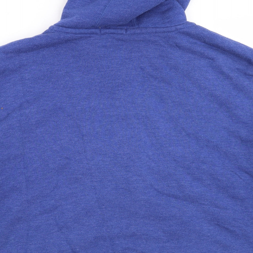 Tokyo Laundry Mens Blue   Full Zip Hoodie Size XL