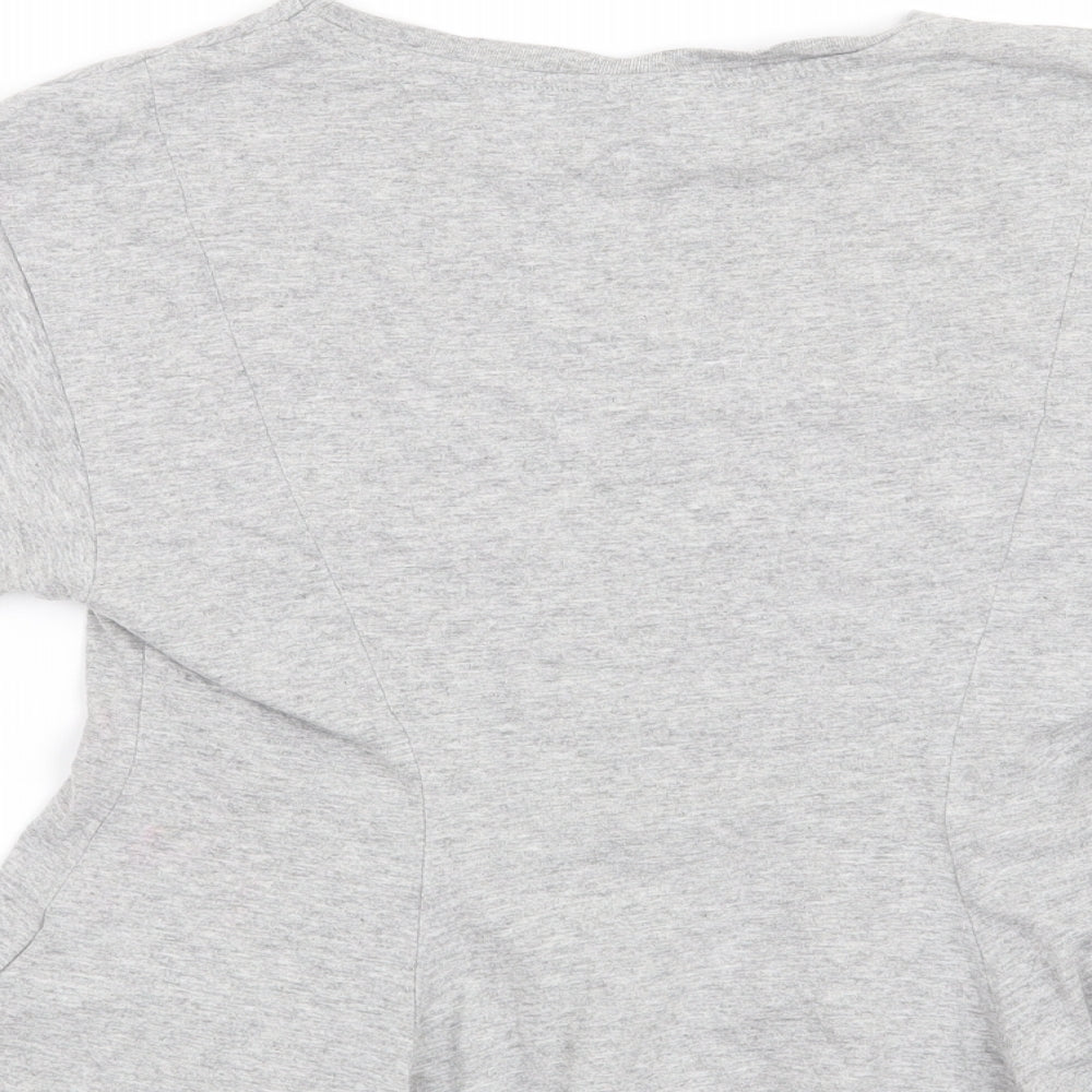 Topshop Womens Grey   Basic T-Shirt Size 6