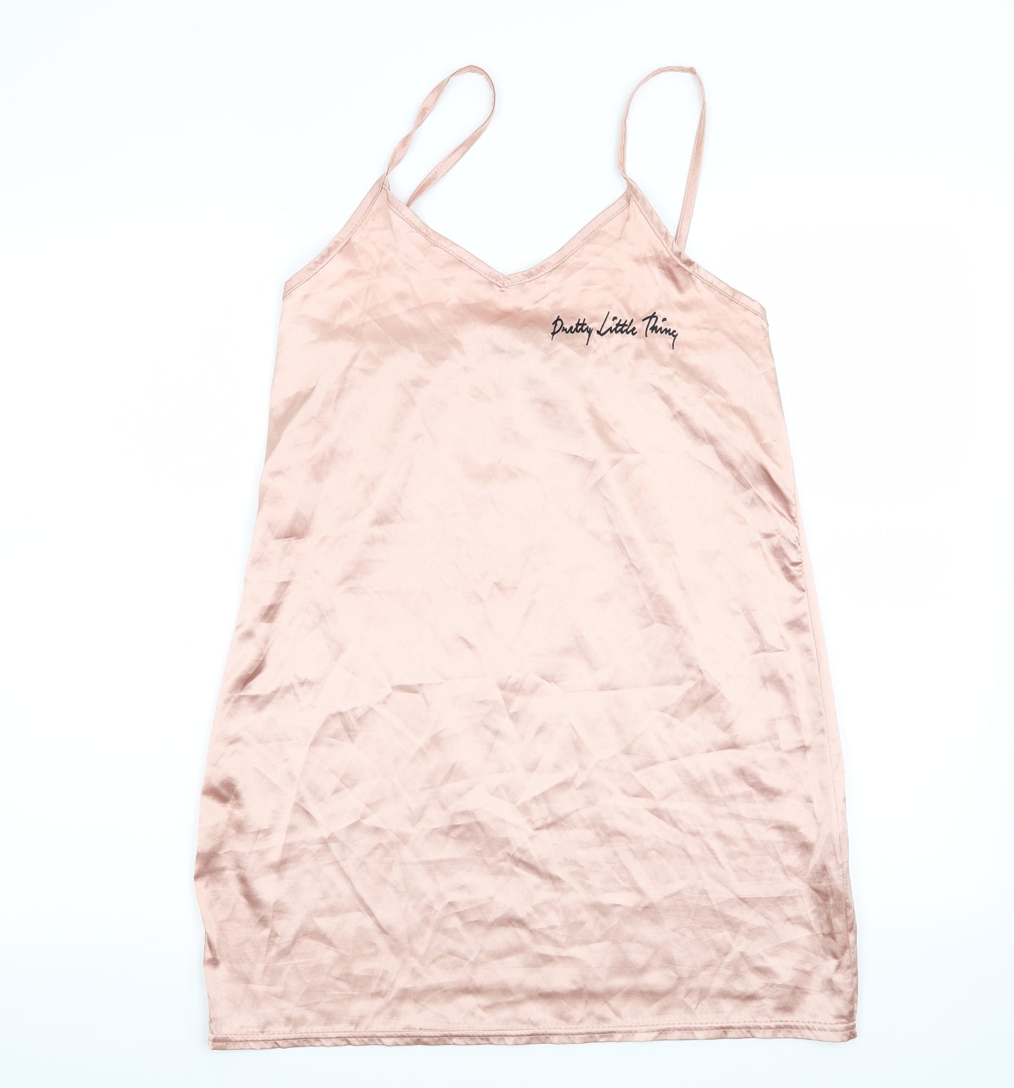 Pretty Little Thing Womens Pink Solid  Top Gown Size 6