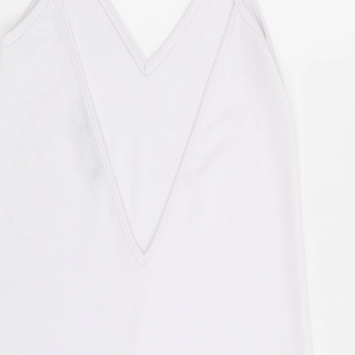 Pretty Little Thing Womens White   Skater Dress  Size 6