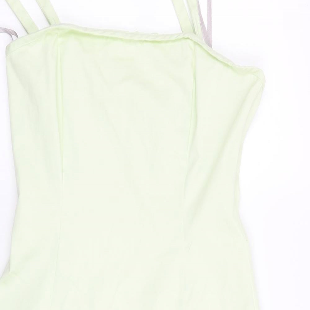 Oasis Womens Green Floral  Sheath  Size 12