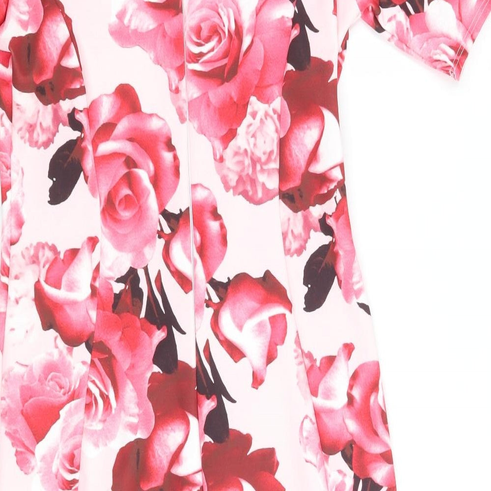 Dorothy Perkins Womens Pink Floral  Shift  Size 8