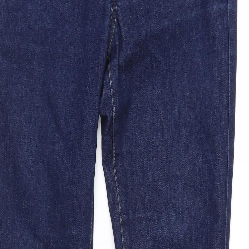 George Womens Black  Denim Bootcut Jeans Size 10 L32 in