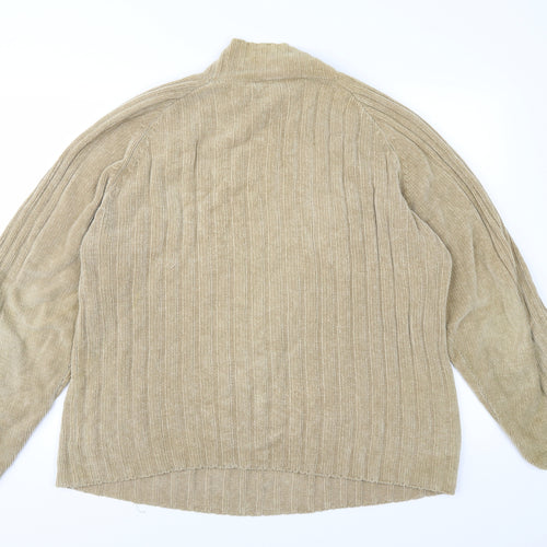 NEXT Mens Brown  Knit Pullover Jumper Size M