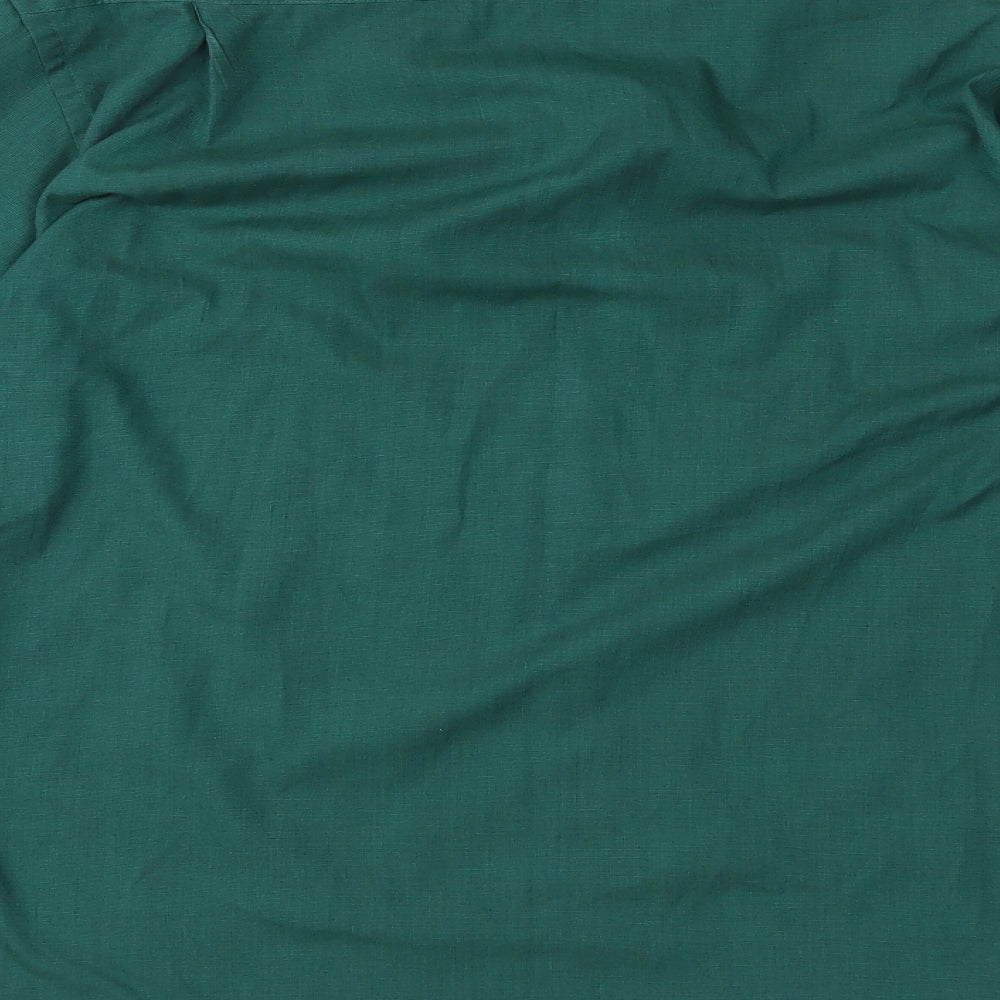 Copper Stone Mens Green    Button-Up Size 15.5