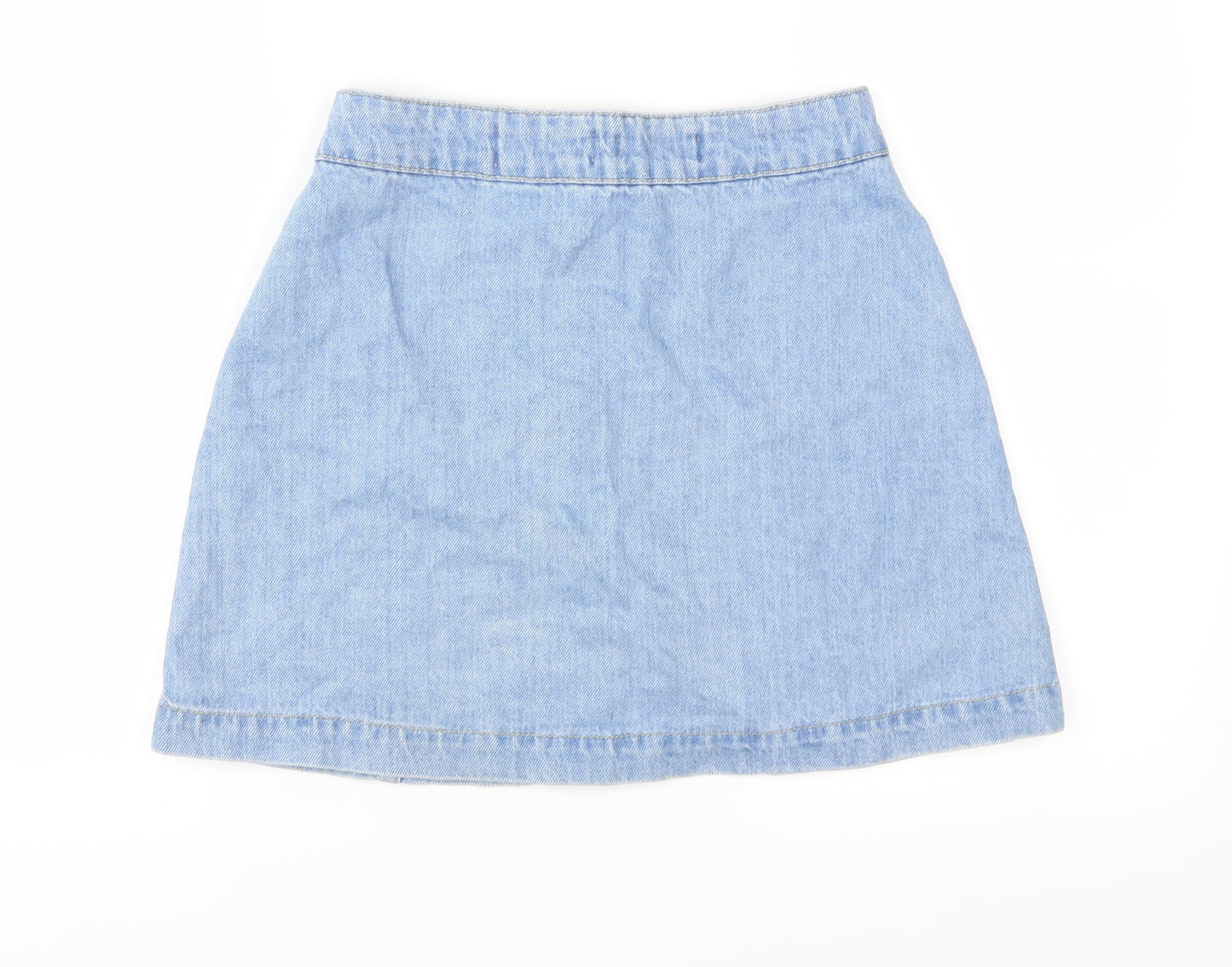 New Look Womens Blue  Denim A-Line Skirt Size 10