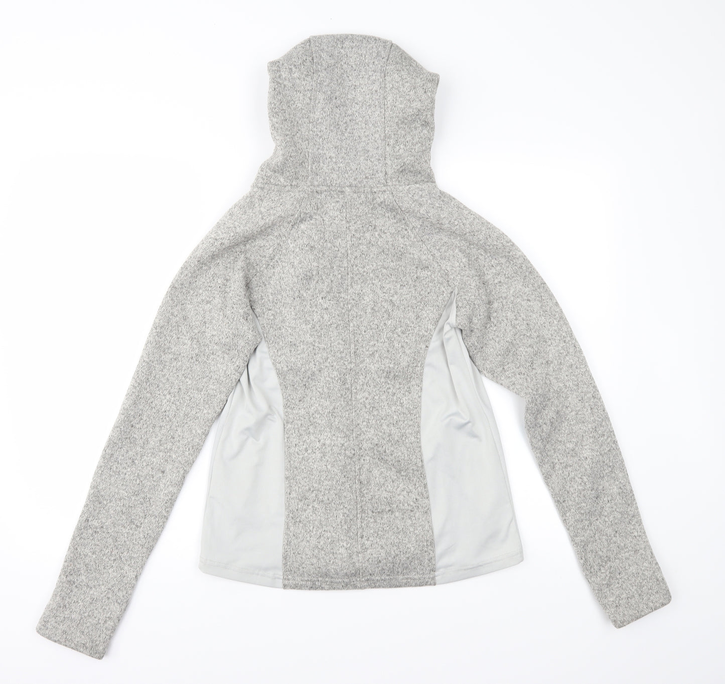 Souluxe Womens Grey  Jersey Full Zip Hoodie Size S
