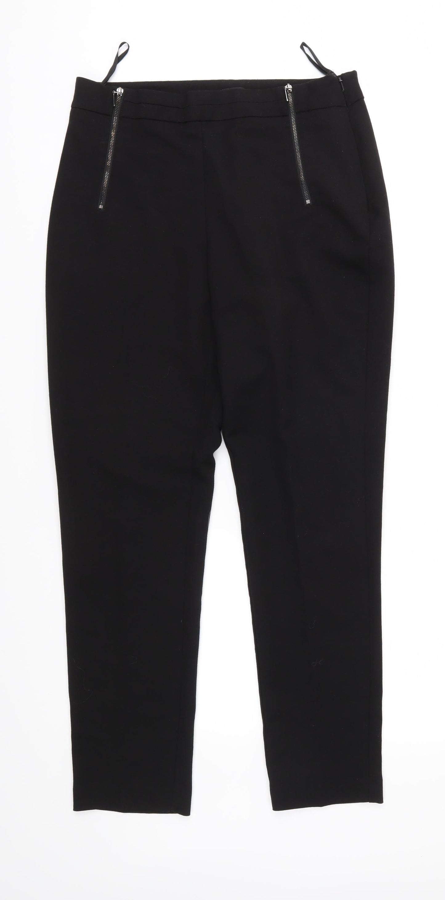 F&F Womens Black  Jersey Trousers  Size 30 in L29 in