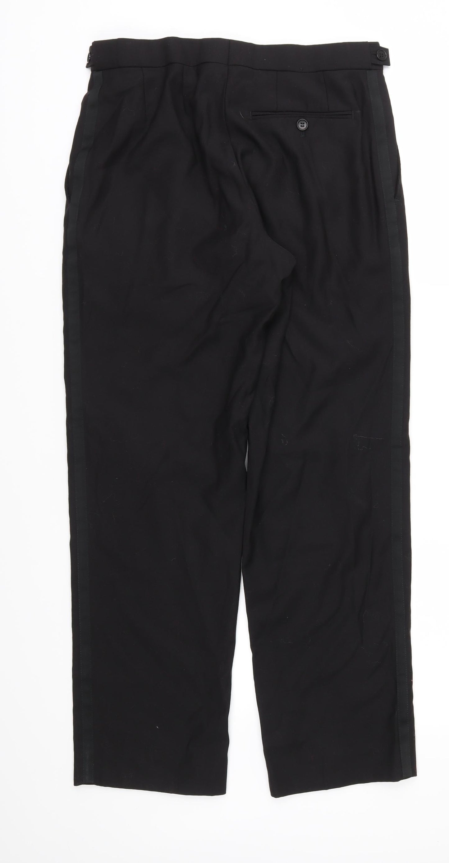 Balmain Mens Black   Dress Pants Trousers Size 30 in L30 in