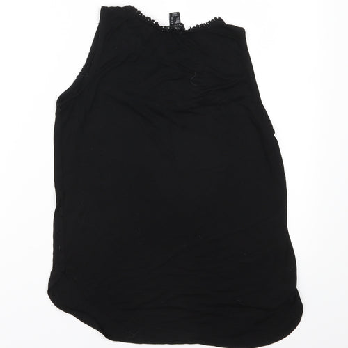 Primark Womens Black  Jersey Basic T-Shirt Size 6