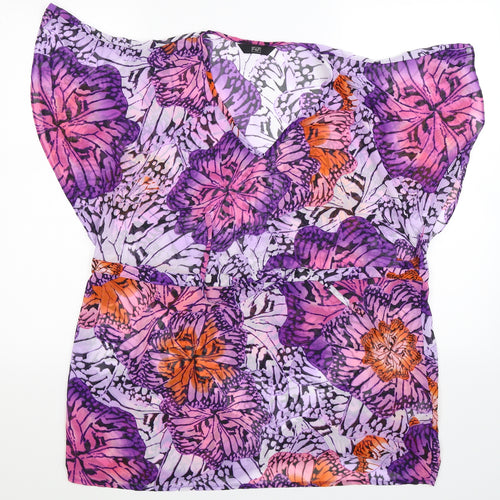 F&F Womens Multicoloured Floral  Camisole Blouse Size 14