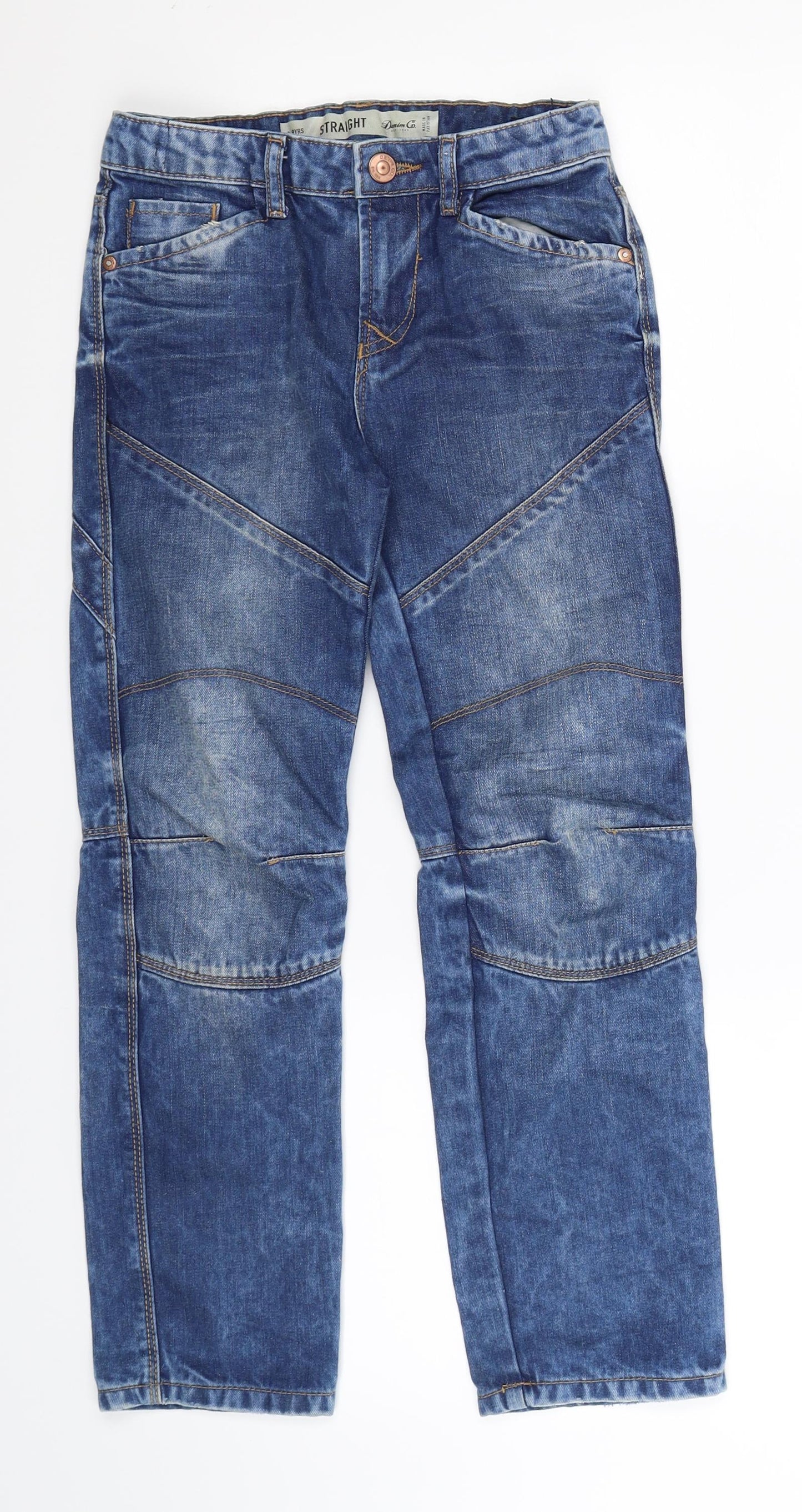 Denim Co Boys Blue  Denim Straight Jeans Size 8-9 Years