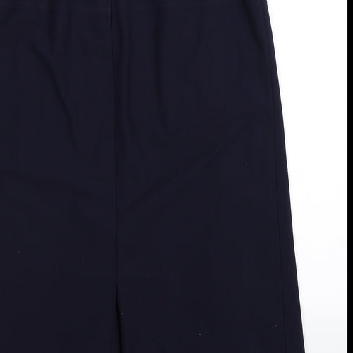 Preworn Womens Blue   Pleated Skirt Size 16