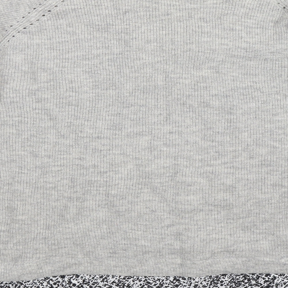 Marks and Spencer Womens Grey  Knit Pullover Jumper Size 20