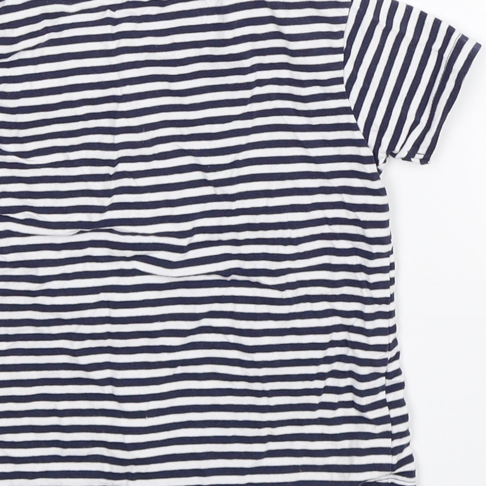 Nutmeg Girls Multicoloured Striped  Basic T-Shirt Size 3-4 Years