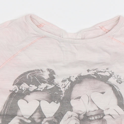 NEXT Girls Pink   Basic T-Shirt Size 4 Years