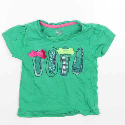 Gap Girls Green   Basic T-Shirt Size 3 Years