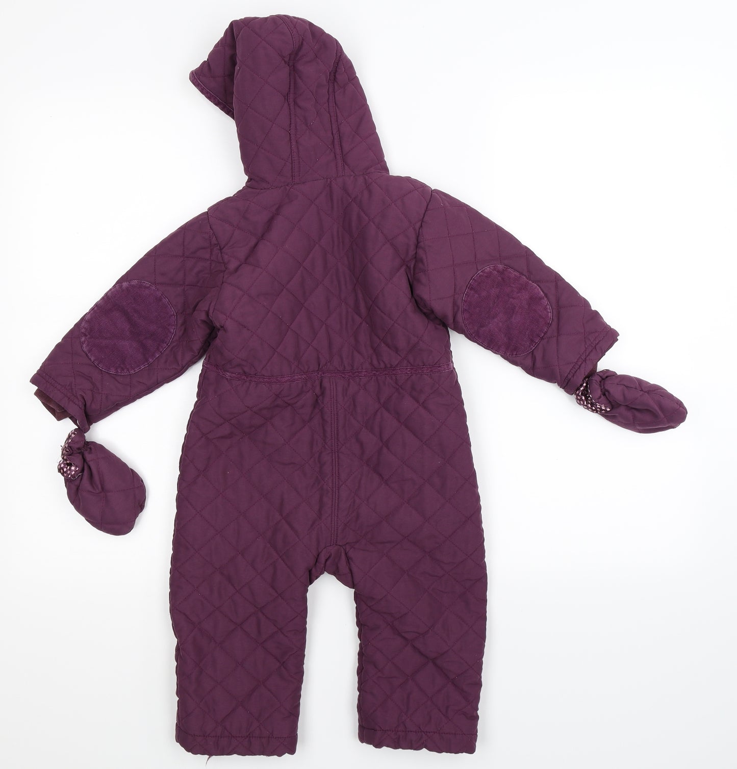 Marks and Spencer Baby Purple   Coverall One-Piece Size 12-18 Months