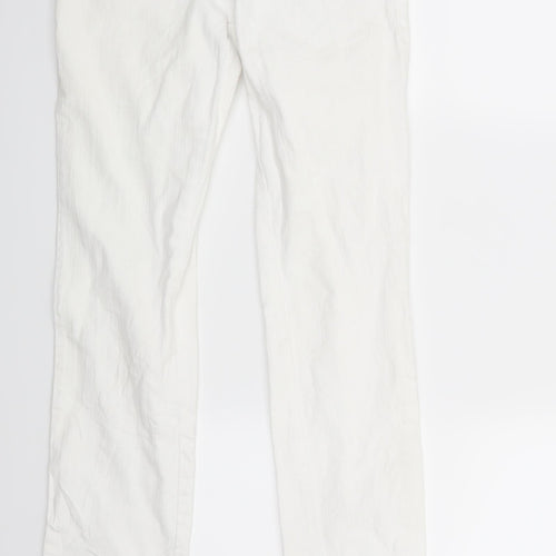 John Baner Womens White  Denim Skinny Jeans Size 8 L34 in