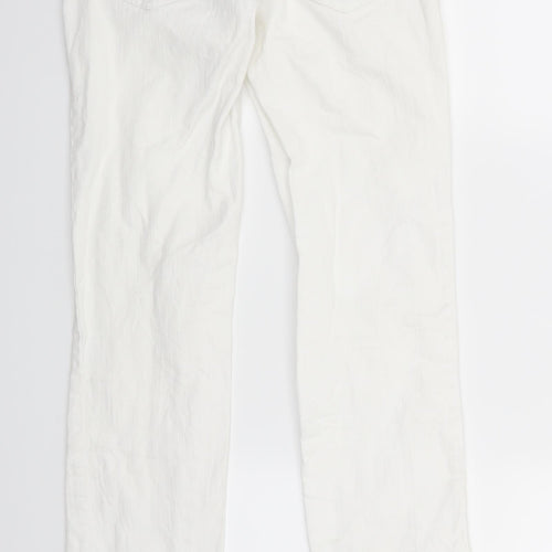 John Baner Womens White  Denim Skinny Jeans Size 8 L34 in