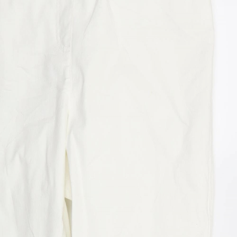 Viyella Womens White  Denim Bootcut Jeans Size 18 L31 in