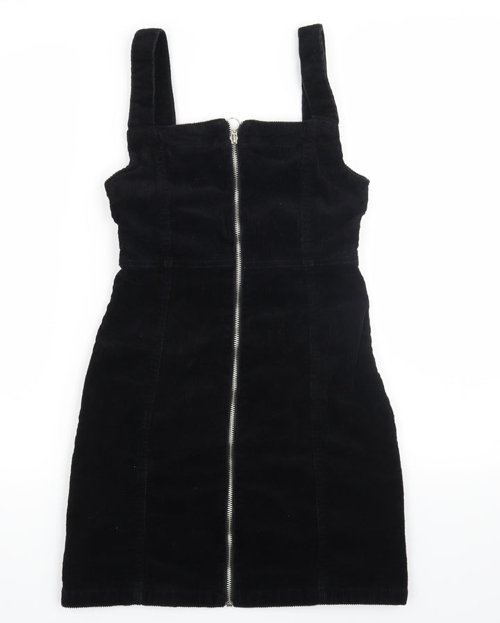 Denim Co Womens Black Corduroy Bodycon Size 6