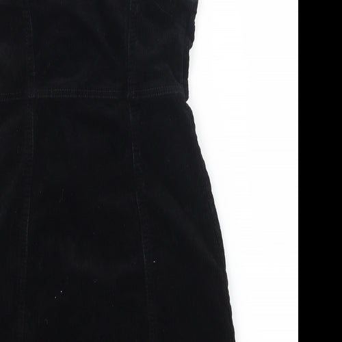 Denim Co Womens Black  Corduroy Bodycon  Size 6