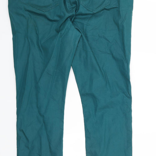 George Womens Green  Denim Skinny Jeans Size 18 L30 in