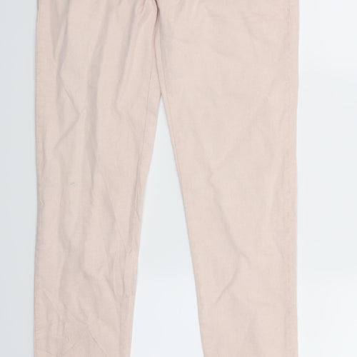 Zara Womens Pink  Denim Skinny Jeans Size 12 L30 in