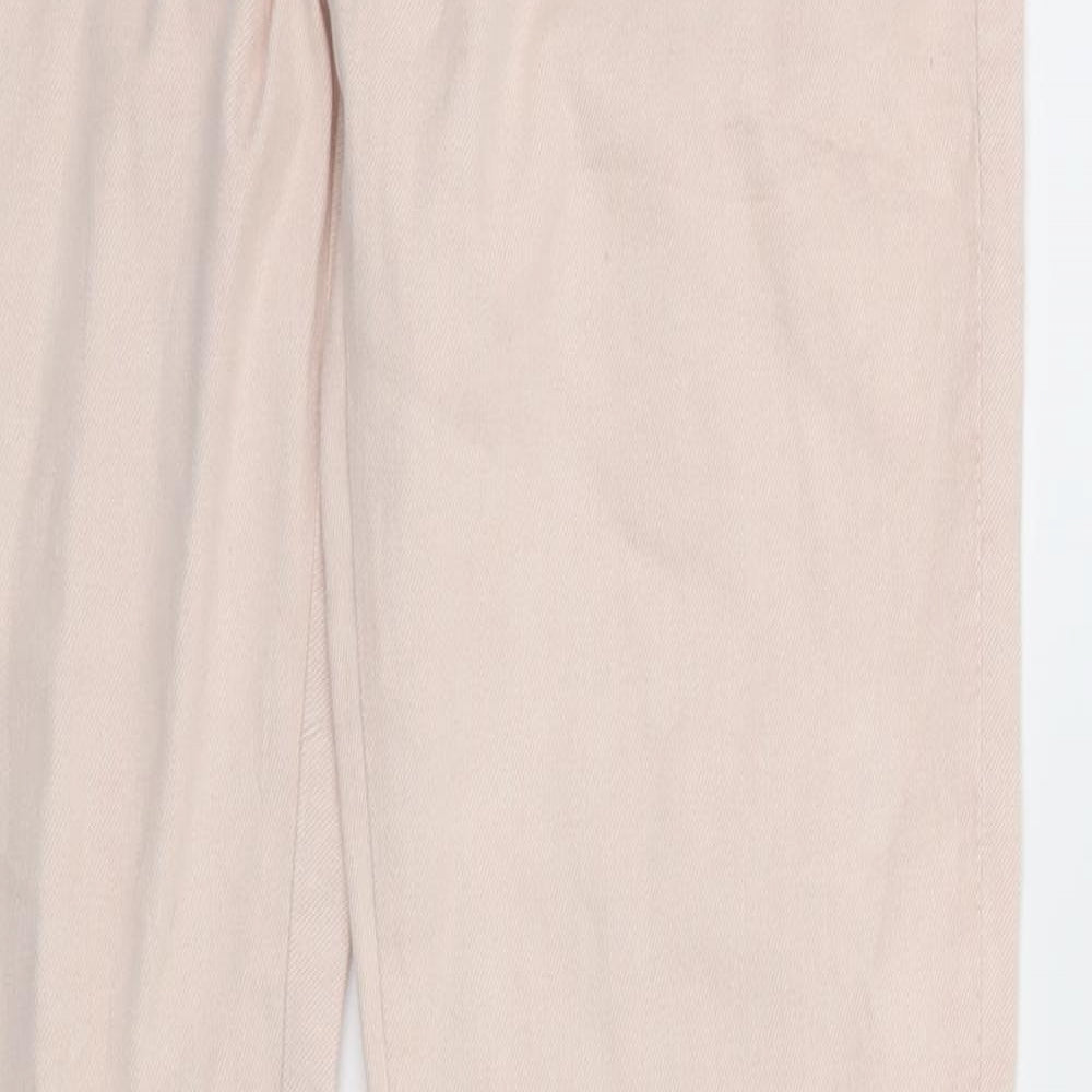 Zara Womens Pink  Denim Skinny Jeans Size 12 L30 in